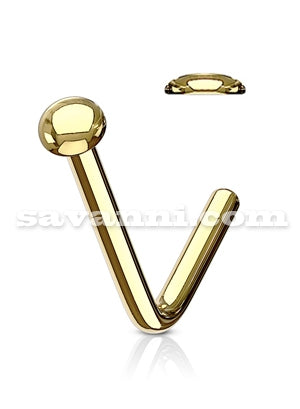 L-Taivutettu Nenäkoru Litteä Pää