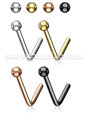 L-Taivutettu Nenäkoru Pallo