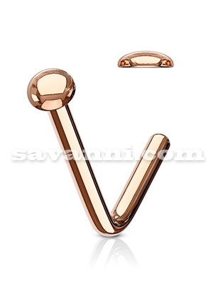 L-Taivutettu Nenäkoru Litteä Pää