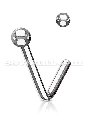 L-Taivutettu Nenäkoru Pallo