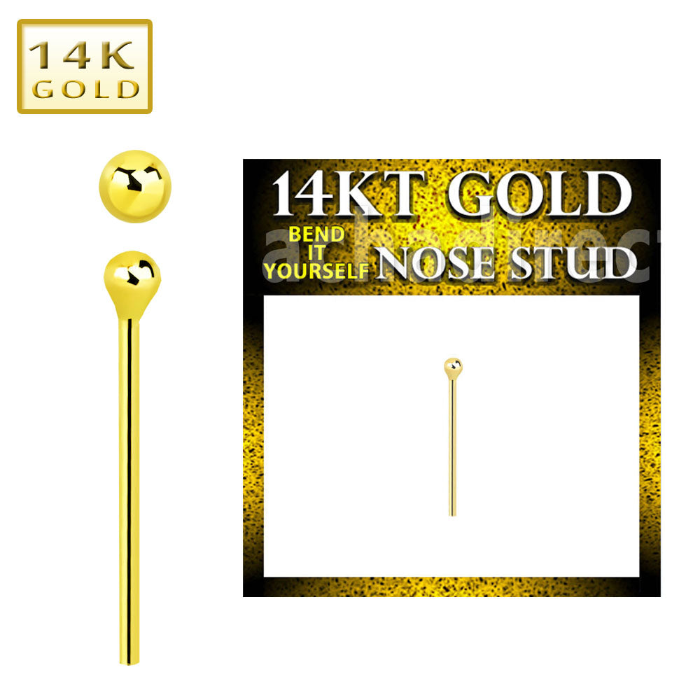 Kultainen nenäkoru suora varsi