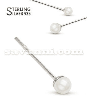 Nenäkoru helmi hopea