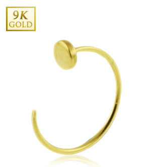 Kultainen avoin nenärengas