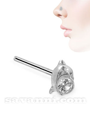 Nenäkoru Suora Hopea Delfiini Strassi