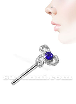 Nenäkoru Suora Hopea Trinity