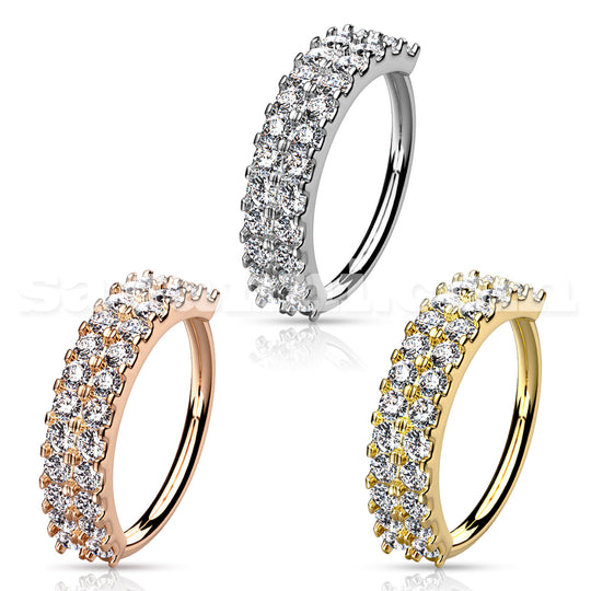 Lävistysrengas Double Zircon Line