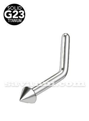Nose pin spike titanium