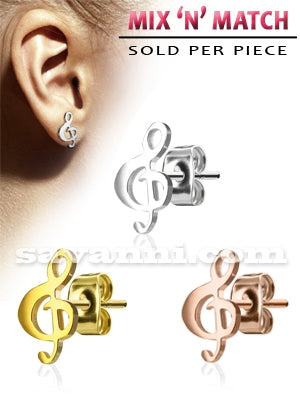 Korvakoru Kirurginteräs Nuottiavain