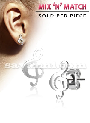 Korvakoru Kirurginteräs Nuottiavain