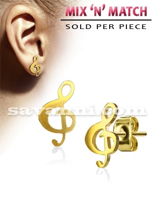 Korvakoru Kirurginteräs Nuottiavain