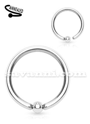 1.2mm Rengas Kiinteä 2mm Pallo