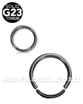 1.6mm Musta Segmenttirengas Titaani