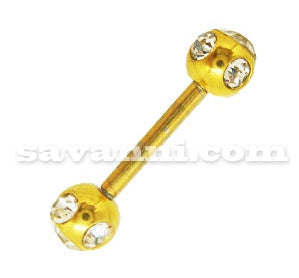 Kullanvärinen rustokoru tiffany cut