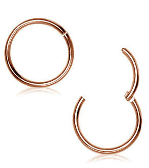 1.0mm Segmenttirengas Clicker Rose Gold