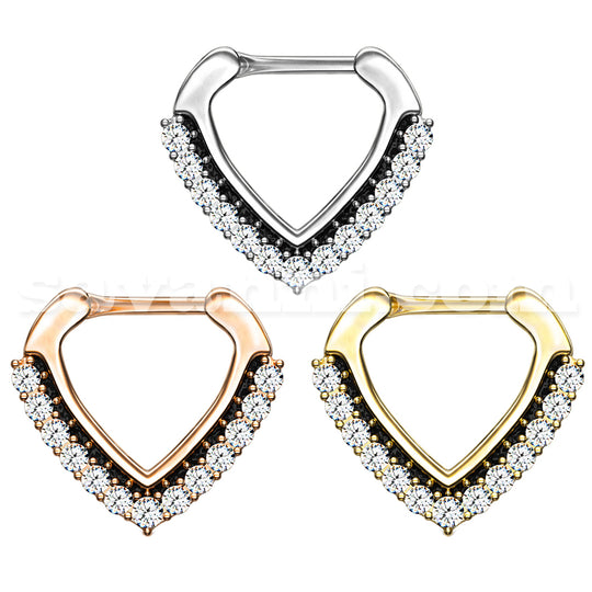 Septum clicker zircon