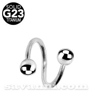 1.2mm Spiraali Titaani