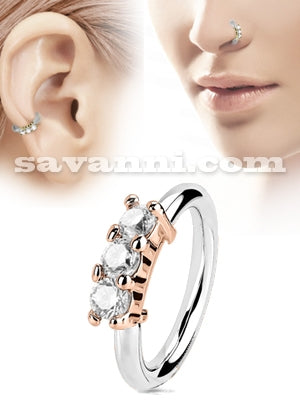 Lävistysrengas Trinity Zirkon Line