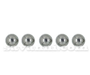5kpl Kirurginteräs Pallo 1.6mm x 6mm