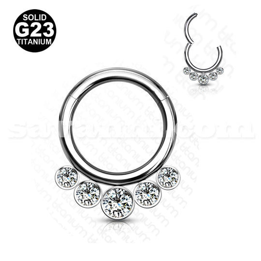 1.2mm Titaani Clicker Tiara