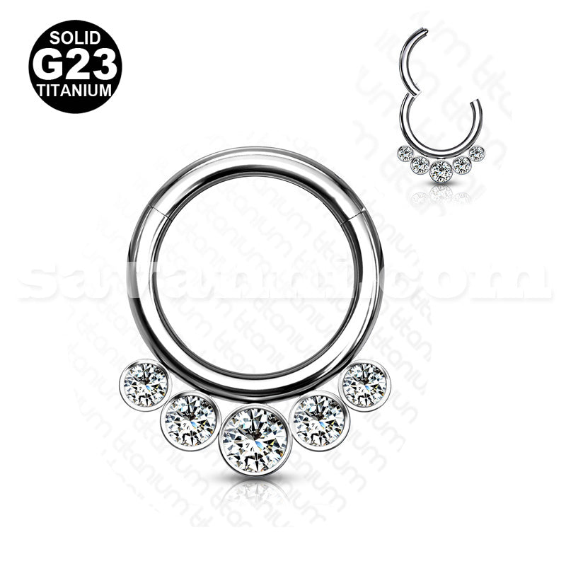 1.2mm Titaani Clicker Tiara