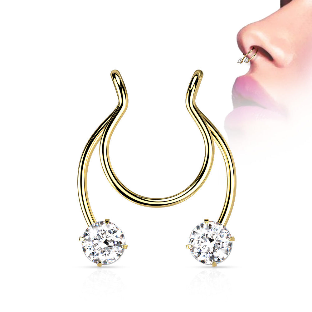 Feikki Lävistyskoru Zircon Septum / Korva / Nänni