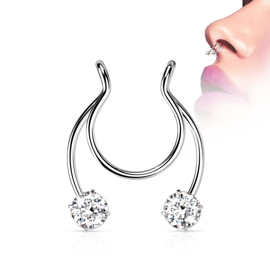 Feikki Lävistyskoru Zircon Septum / Korva / Nänni