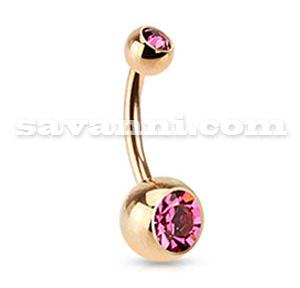 Napakoru Rose Gold Basic Double Strass