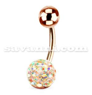 Napakoru rose gold crystal