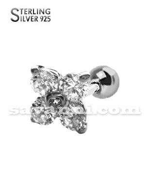 Rustokoru / Traguskoru Hopeakukka Zircon Blossom