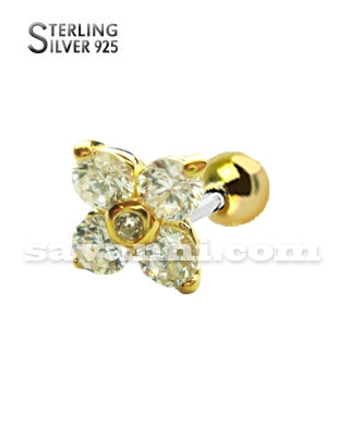 Rustokoru / Traguskoru Hopeakukka Zircon Blossom