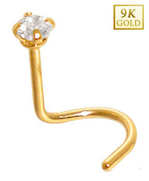 Gold nose screw