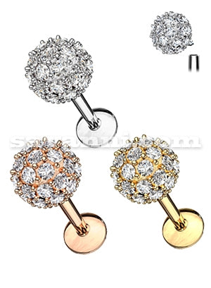 Labret strassipallo